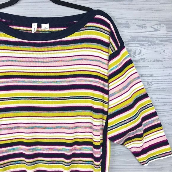 Anthropologie MOTH color striped sweater - Picture 3 of 7